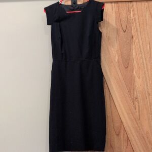 J. crew sleeveless navy blue dress size 4